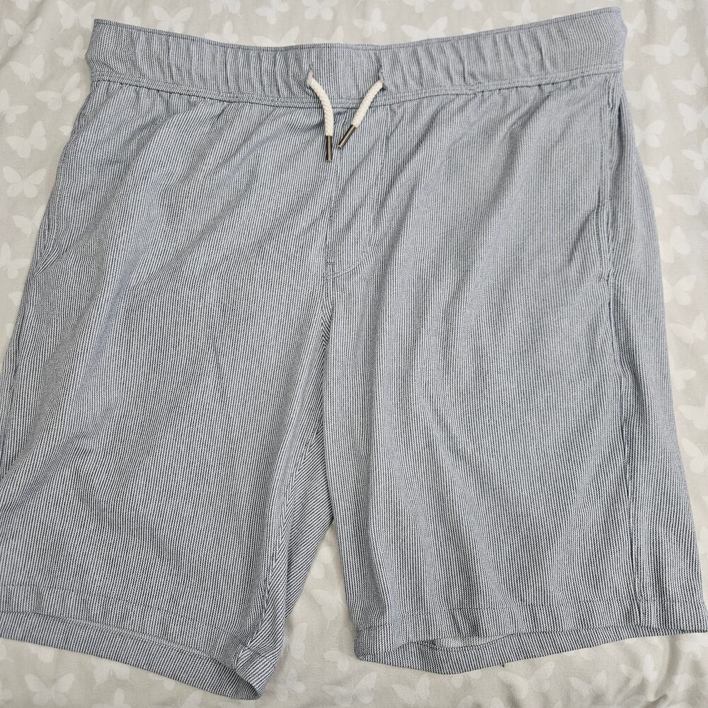 PTO by Fundamental Coast Men's Size 34 Gray Knit Lounge Shorts Coastal Luxury